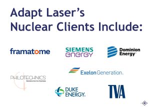 List of Adapt Laser's Nuclear Clients Logos
