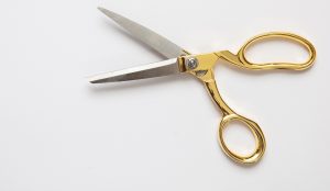 Scissors with titanium nitride coating