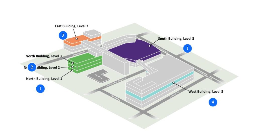 Facility Floor Plan Of McCormick Place